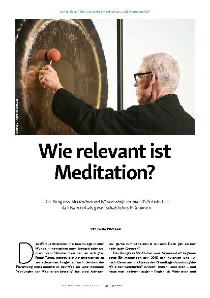 Vorschauseite 1: Wie relevant ist Meditation?