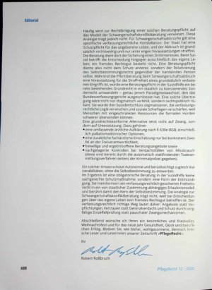 Vorschauseite 2: Warum eine Beratungspflicht vor jeder Suizidassistenz die Autonomie verletzt