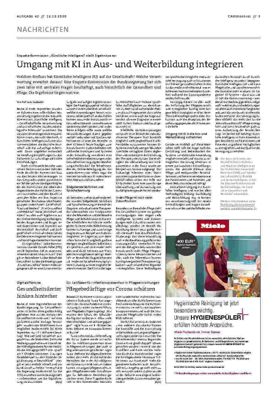 Vorschauseite 1: Umgang mit KI in Ausund Weiterbildung integrieren