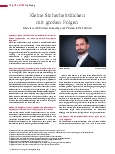 Vorschauseite 1: Kleine Sicherheitslücken mit großen Folgen