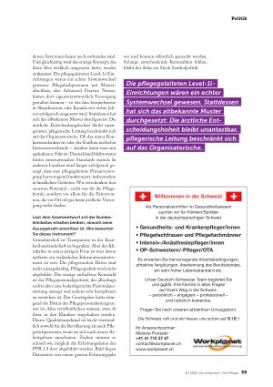 Vorschauseite 4: Das Potenzial der Krankenhausreform wurde nicht genutzt