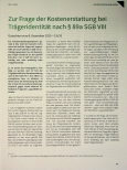 Vorschauseite 1: Zur Frage der Kostenerstattung bei Trägeridentität nach § 89a SGB VIII