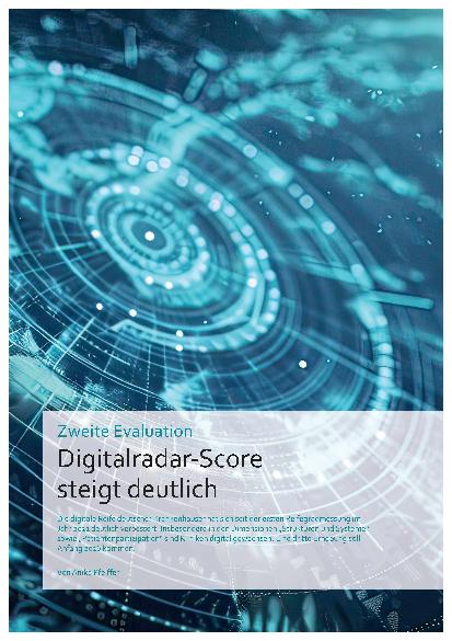 Vorschauseite 1: Zweite Evaluation Digitalradar-Score steigt deutlich
