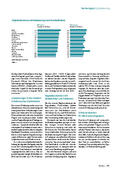 Vorschauseite 4: Zweite Evaluation Digitalradar-Score steigt deutlich