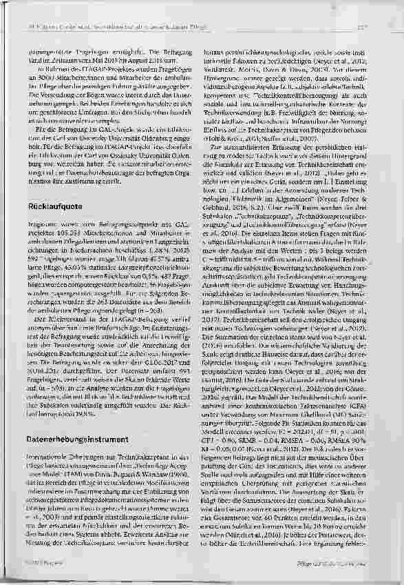 Vorschauseite 4: Technikbereitschaft in der ambulanten Pflege