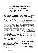Vorschauseite 1: Interview mit Prof. Dr. med. Alexander Brinkmann