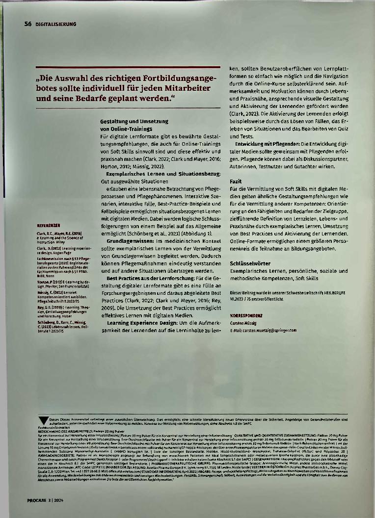 Vorschauseite 3: Schlüsselkompetenzen für den Pflegealltag: Digitale Soft-Skill-Fortbildungen planen und gestalten.