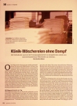 Vorschauseite 1: Klinik-Wäschereien ohne Dampf