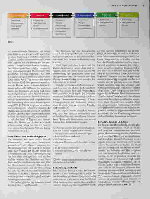 Vorschauseite 2: Bindungsaufbau nach traumatischer Geburt bei erschwerter Mutter-Kind-Bindung während der Covid-19-Pandemie - ein Fallbeispiel