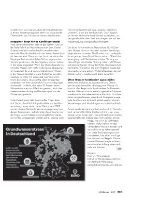 Vorschauseite 2: Konflikte ums Wasser