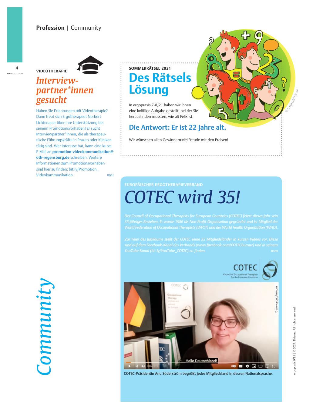 Vorschauseite 1: Gemeinschaft
