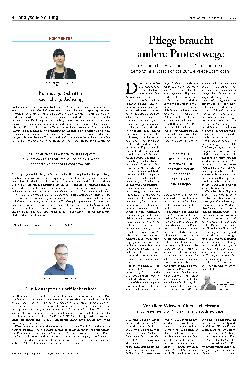 Vorschauseite 1: Pflege braucht andere Protestwege