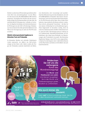 Vorschauseite 2: Klinische Daten versprechen eine neue Behandlungsmethode für die Wundheilun