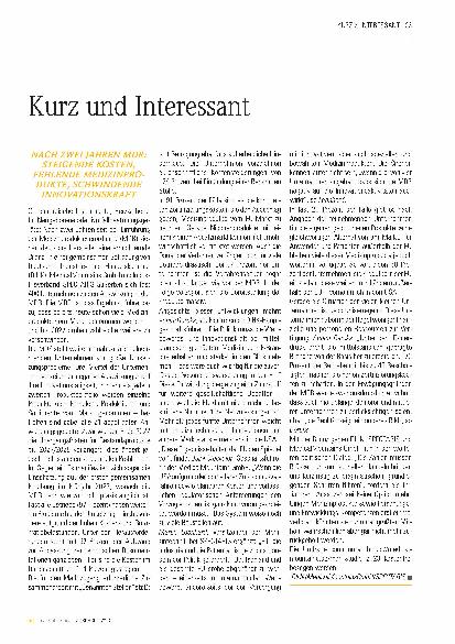 Vorschauseite 1: Kurz und interessant