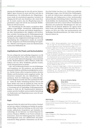 Vorschauseite 3: Zwischen Wissen und Wirklichkeit Genesungsbegleiter_innen als Brückenbauer in der Hochschullehre