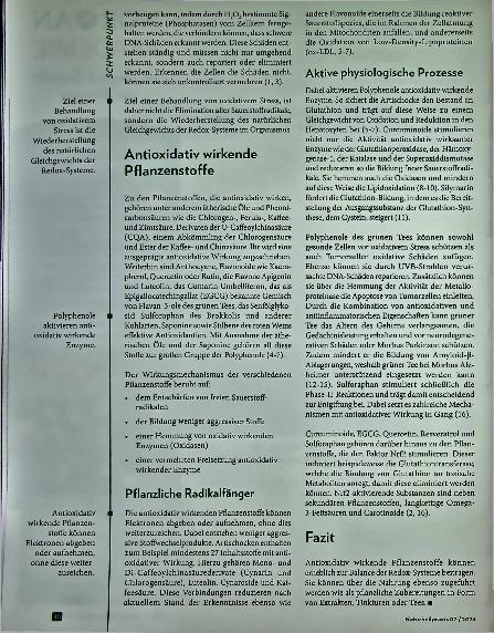 Vorschauseite 3: Gegen die freien Radikale: Pflanzenstoffe gegen oxidativen Stress