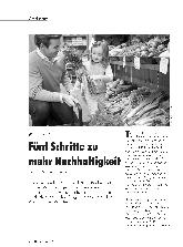 Vorschauseite 1: Fünf Schritte zu mehr Nachhaltigkeit