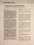 Vorschauseite 1: Zur Rückzahlung von Weiterbildungskosten - Kündigung aus personenbedingten Gründen