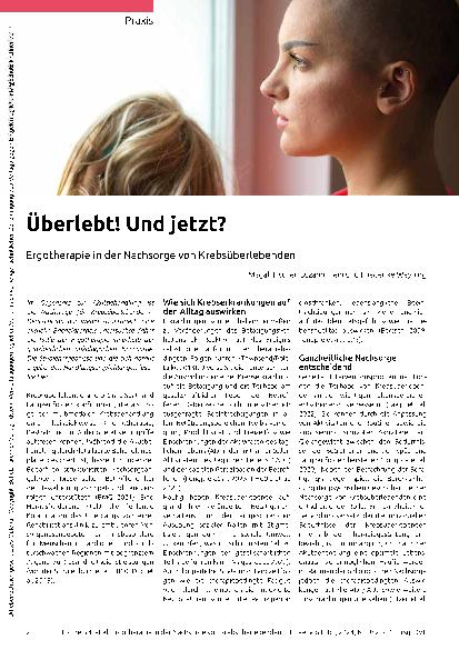 Vorschauseite 1: Überlebt! Und jetzt? Ergotherapie in der Nachsorge von Krebsüberlebenden