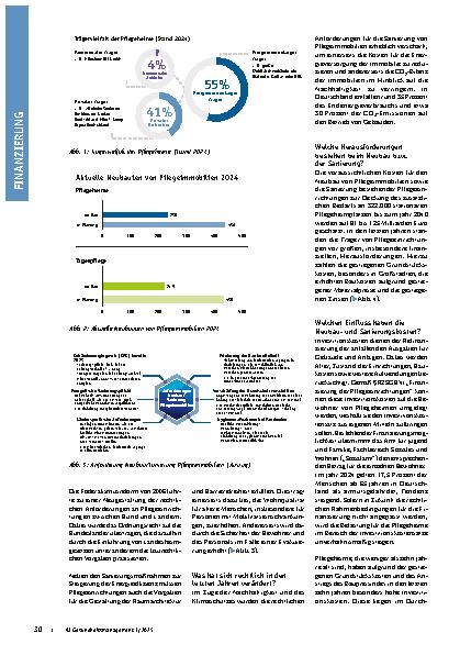 Vorschauseite 2: Die Entwicklung der Investitionskostensätze in Pflegeheimen Finanzielle Herausforderungen für Pflegebedürftige