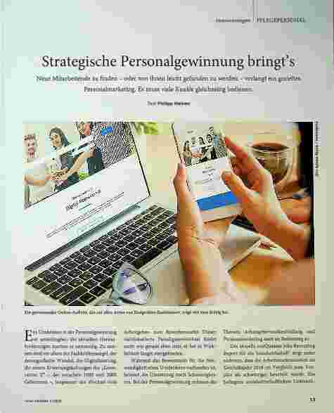 Vorschauseite 1: Strategische Personalgewinnung bringt s.