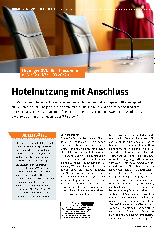 Vorschauseite 1: Hotelnutzung mit Anschluss