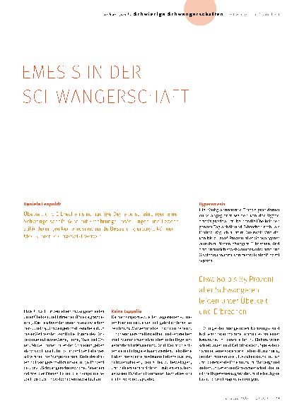 Vorschauseite 2: Erbrechen in der Schwangerschaft