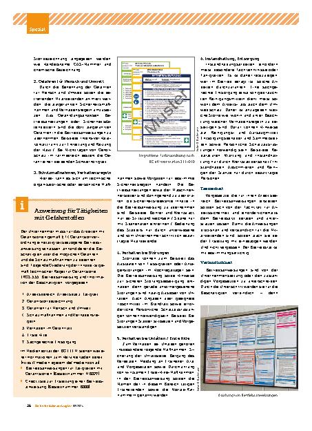 Vorschauseite 3: Erfolgreich unterweisen mit Betriebsanweisungen: Sicherheit auf den Punkt gebracht.