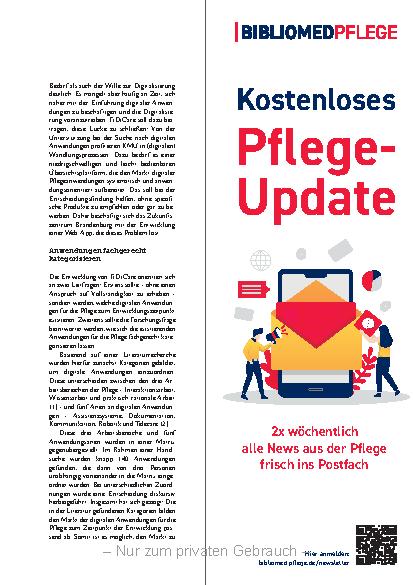 Vorschauseite 2: Digitale Pflege-Tools gezielt finden
