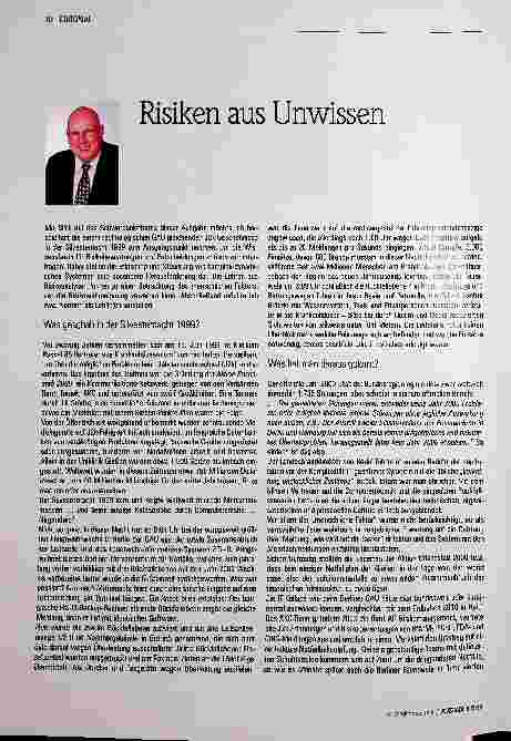 Vorschauseite 1: Risiken aus Unwissen