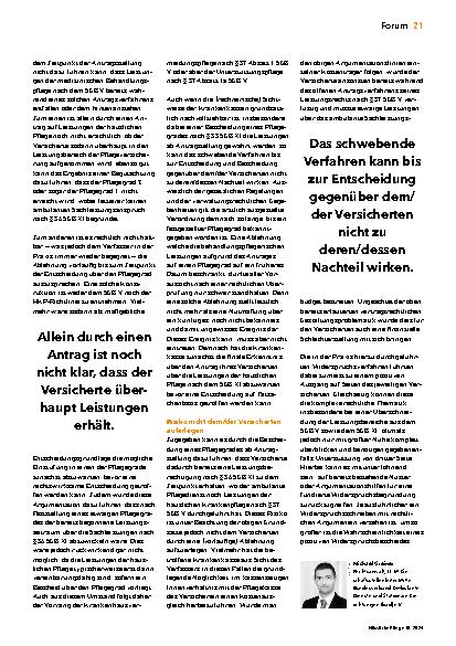 Vorschauseite 2: Widerspruch in Betracht ziehen