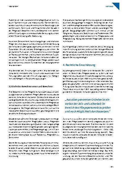 Vorschauseite 4: Verbot der Leiharbeit in der Pflege