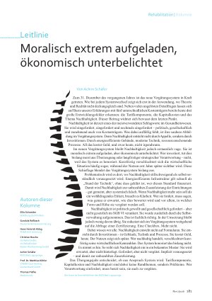 Vorschauseite 1: Moralisch extrem aufgeladen, ökonomisch unterbelichtet