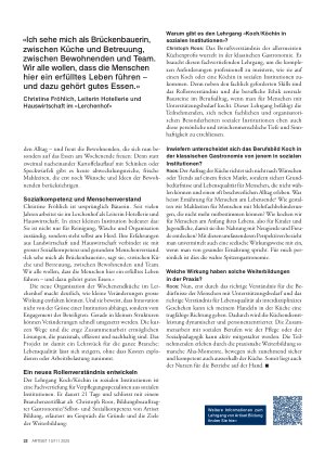 Vorschauseite 3: Vom Pflichtprogramm zum Genussmoment