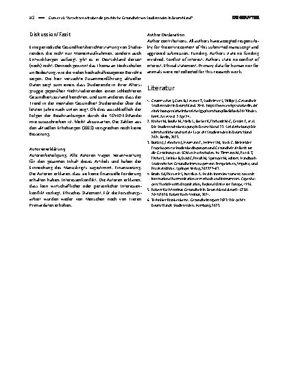 Vorschauseite 3: Was wissen wir über die psychische Gesundheit von Studierenden in Deutschland?