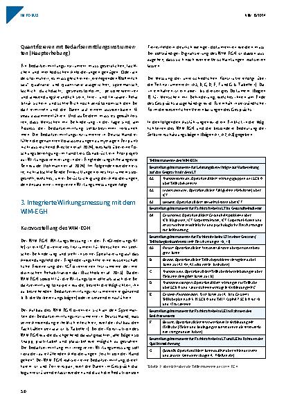 Vorschauseite 4: Wirkungskontrolle in der Eingliederungshilfe – auf dem Weg zur Wirkungsmessung