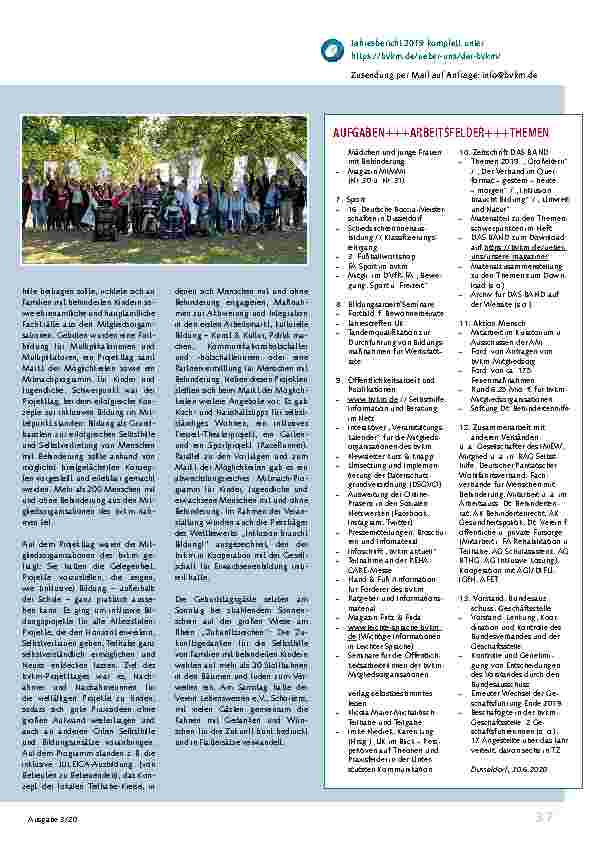 Vorschauseite 2: »Aus dem Bundesverband