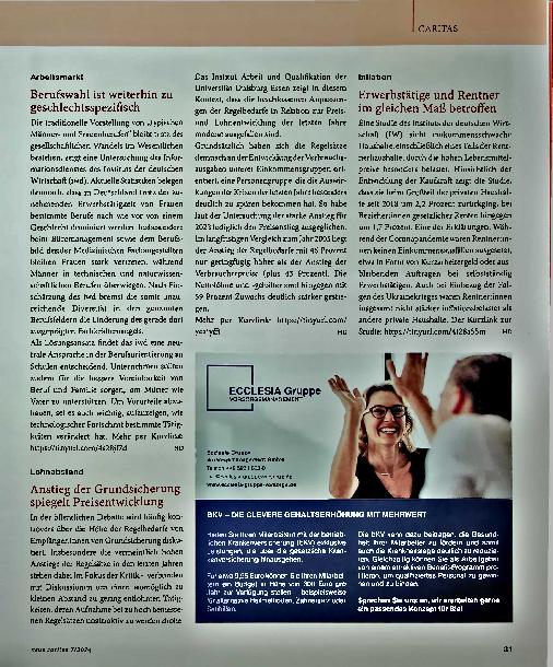 Vorschauseite 2: "Rückenwind3 nimmt ökologische Nachhaltigkeit in den Blick"
