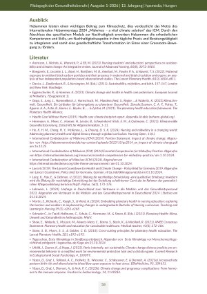 Vorschauseite 6: Nachhaltige und klimasensible Hebammenarbeit Entwicklung eines Moduls für das Studium