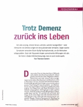 Vorschauseite 2: Trotz Demenz zurück ins Leben