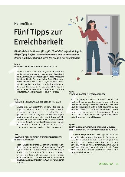 Vorschauseite 2: Die wahrgenommene Erreichbarkeitserwartung bei den Beschäftigten ist oft viel höher als die tatsächliche Erwartung der Führungskräfte.