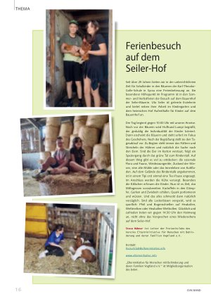 Vorschauseite 5: Natur erleben in den bvkm-Mitgliedsorganisationen