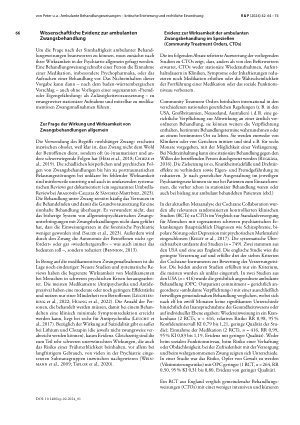 Vorschauseite 3: Ambulante Behandlungsweisungen – kritische Erörterung der Wirksamkeit und rechtliche Einordnung im Hinblick auf eine menschrechtskonforme Reform der Versorgungsstrukturen