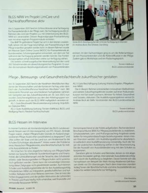 Vorschauseite 2: Aus den Ländern BLGS-Landesverband Thüringen gegründet