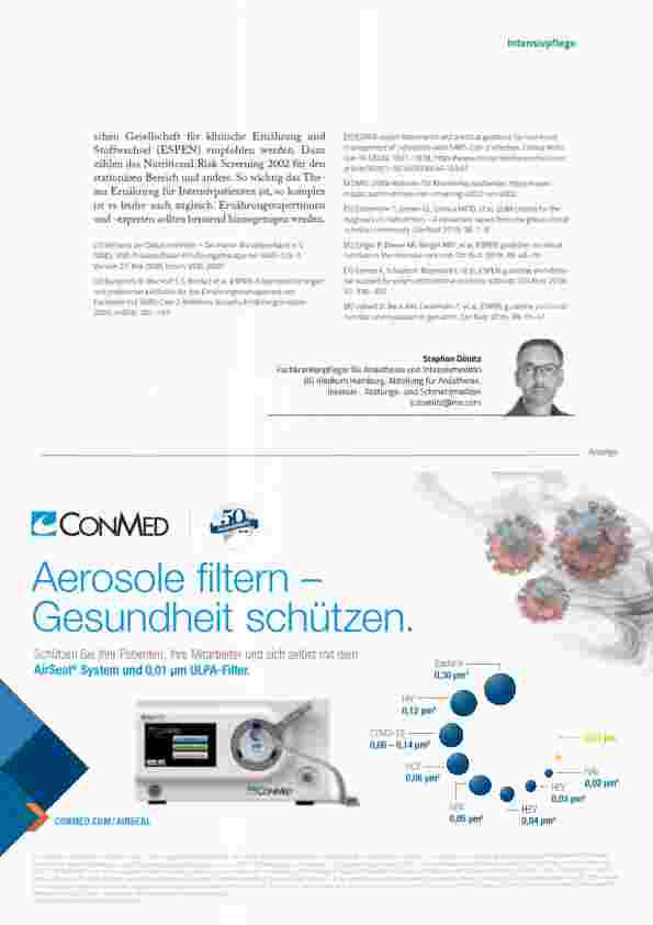 Vorschauseite 4: COVID-19: Patienten adäquat ernähren