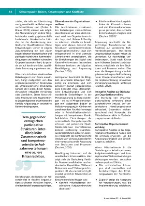 Vorschauseite 2: Krisenfest trotz Dauerkrise? Wie Einrichtungen des Sozialund Gesundheitswesen Resilienz entwickeln