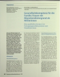 Vorschauseite 1: Gesundheitskompetenz für die Familie: Frauen mit Migrationshintergrund als Mittlerinnen