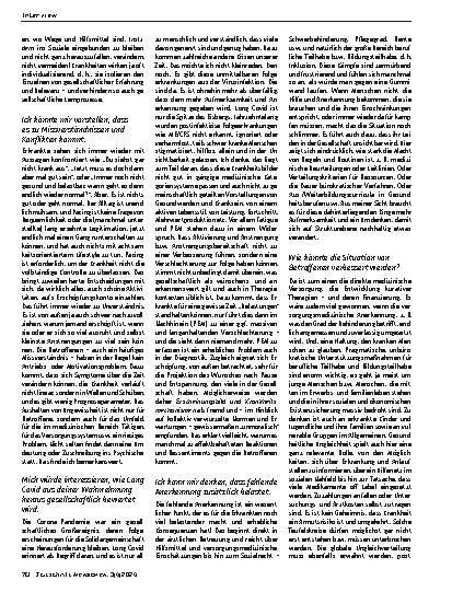 Vorschauseite 3: „Es ist unendlich mühsam. “ Gesellschaftliche Herausforderungen von Long Covid