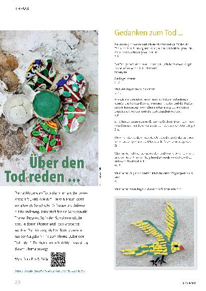 Vorschauseite 1: Über den Tod reden ...