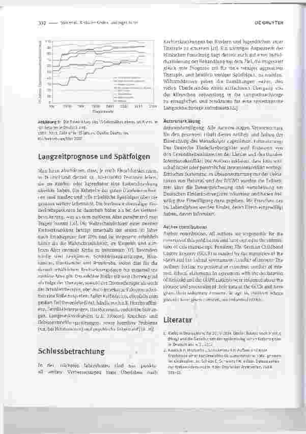 Vorschauseite 3: Krebs im Kindesund Jugendalter